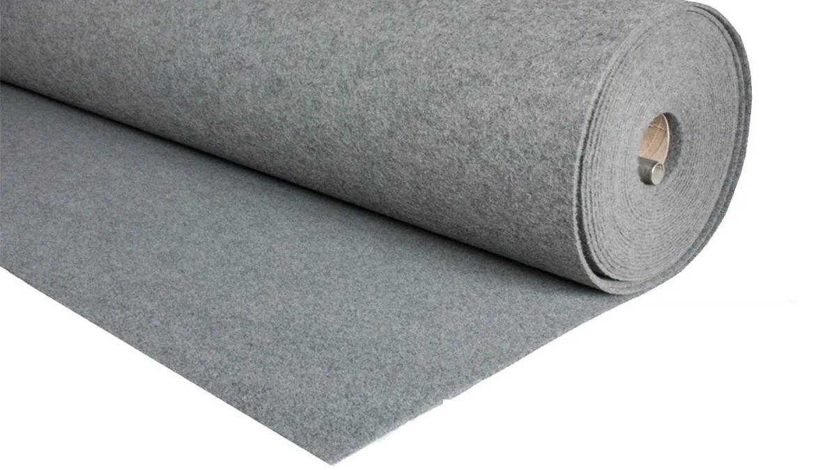 Fieltro gris en rollo, ideal para aislar y decorar el interior de tu furgoneta camper overland