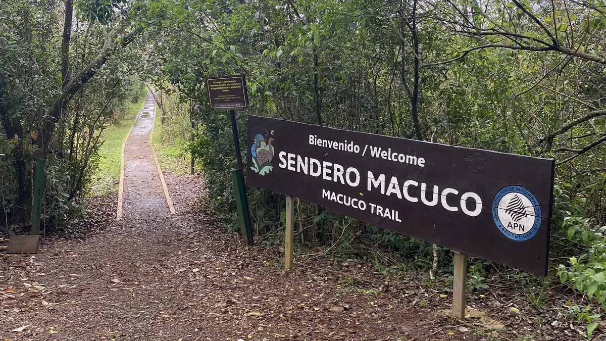 El Salto Arrechea al final del Sendero Macuco.