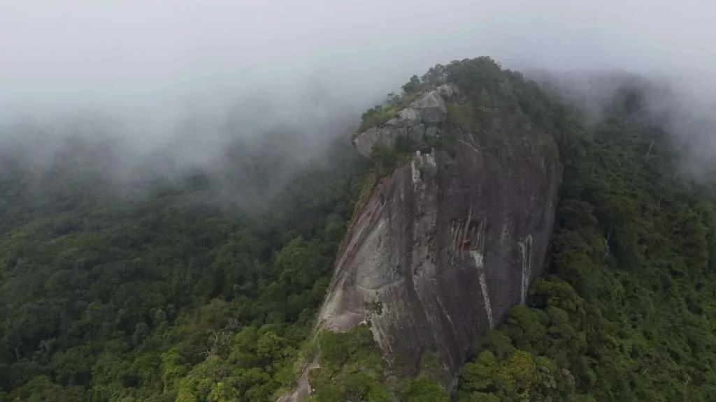 Vistas aéreas de Ilha Grande