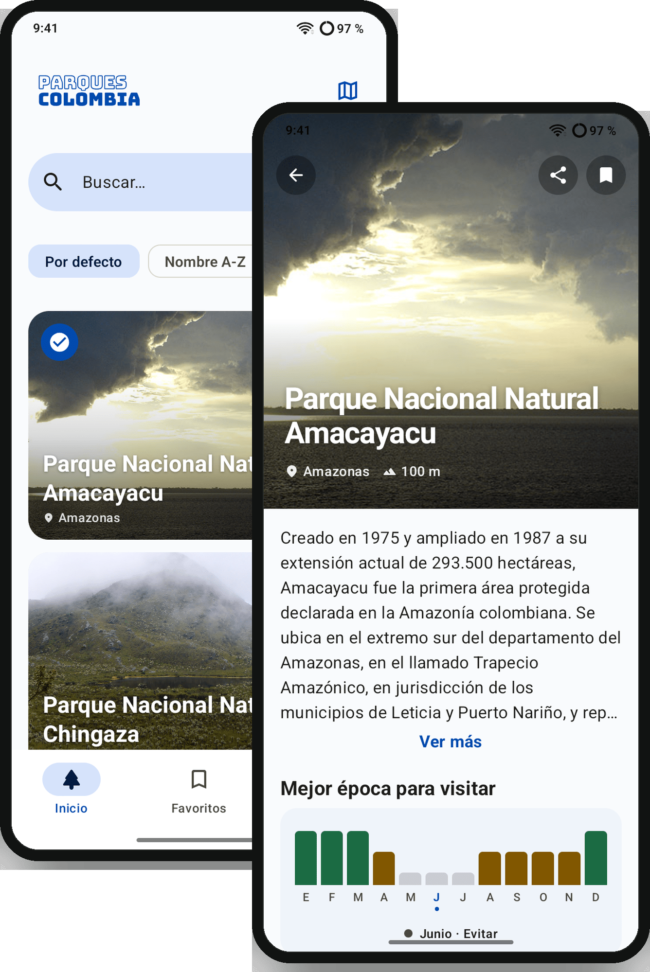 Capturas de Parques Colombia