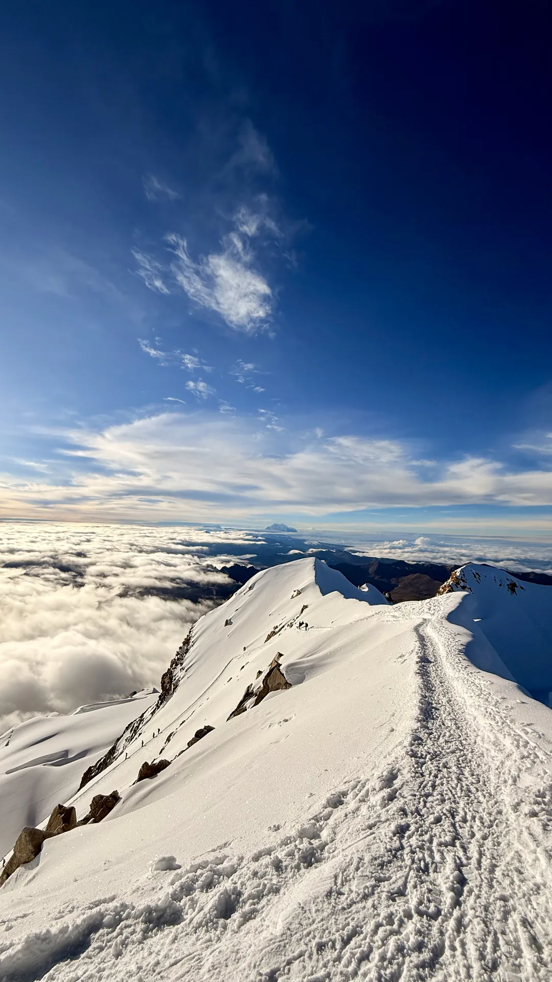 cumbre del Huayna Potosí Bolivia