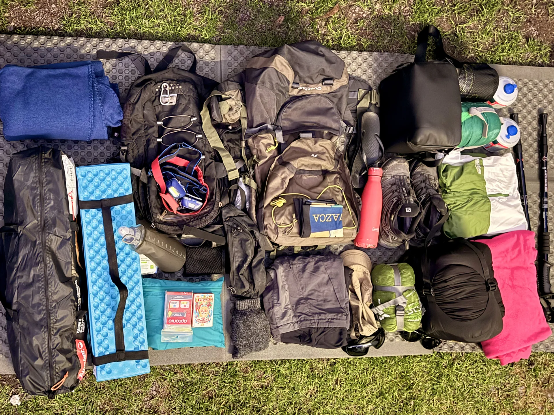 equipaje para tres personas Salkantay trek