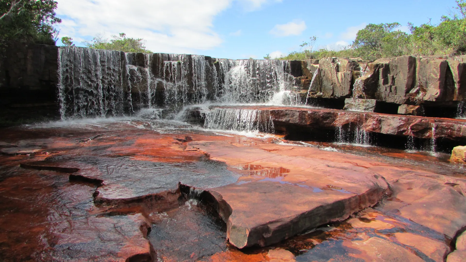 Quebrada de Jaspe, en la Gran Sabana de Venezuela