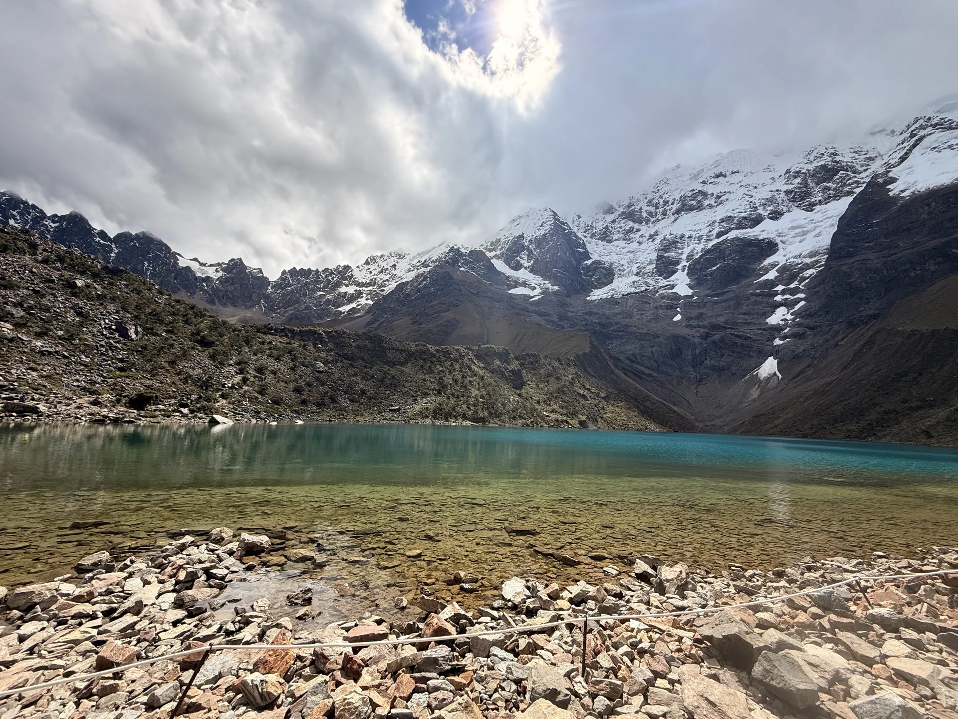 laguna humantay en salkantay trek