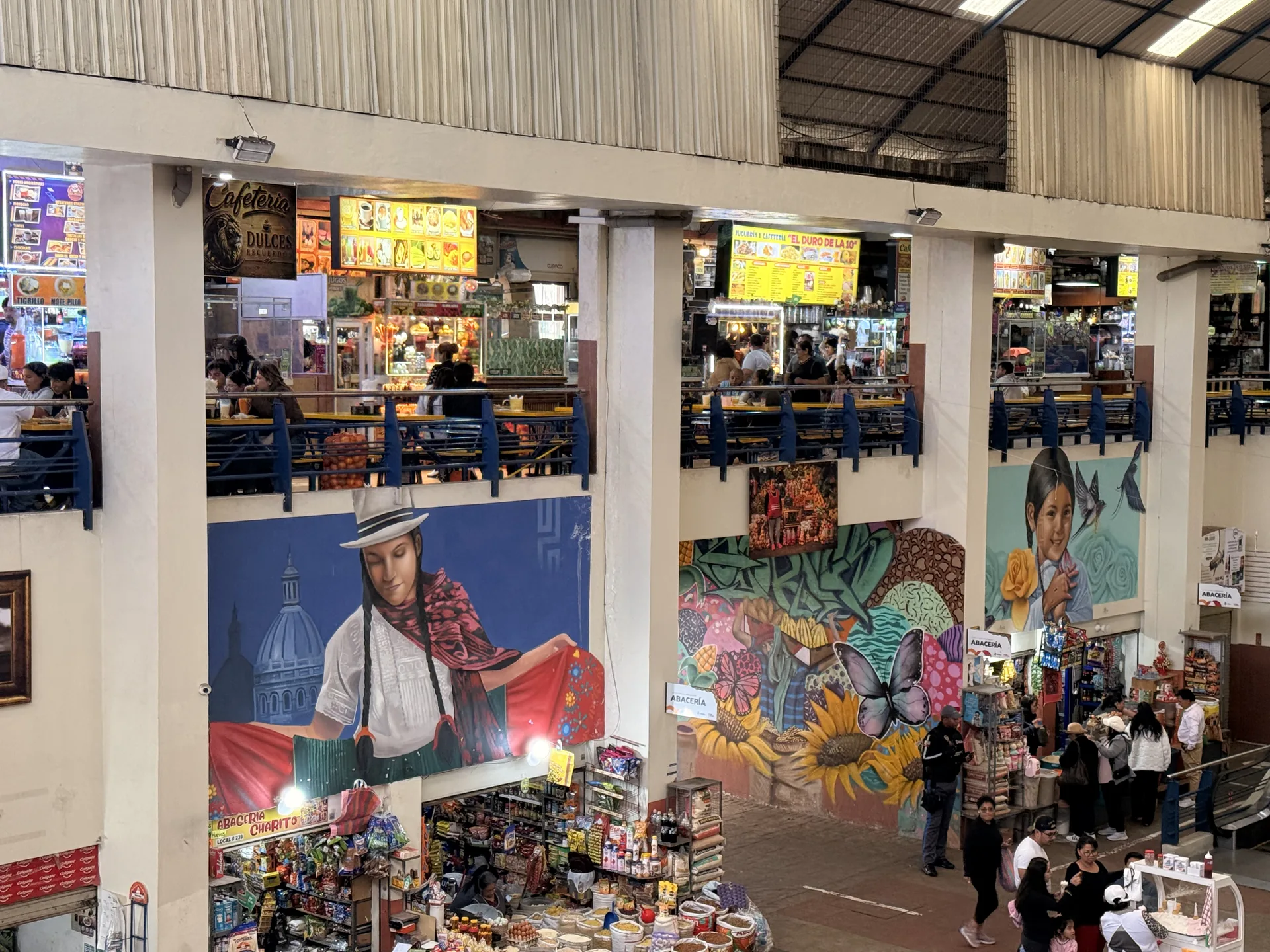 Mercado 10 agosto, Cuenca, Ecuador