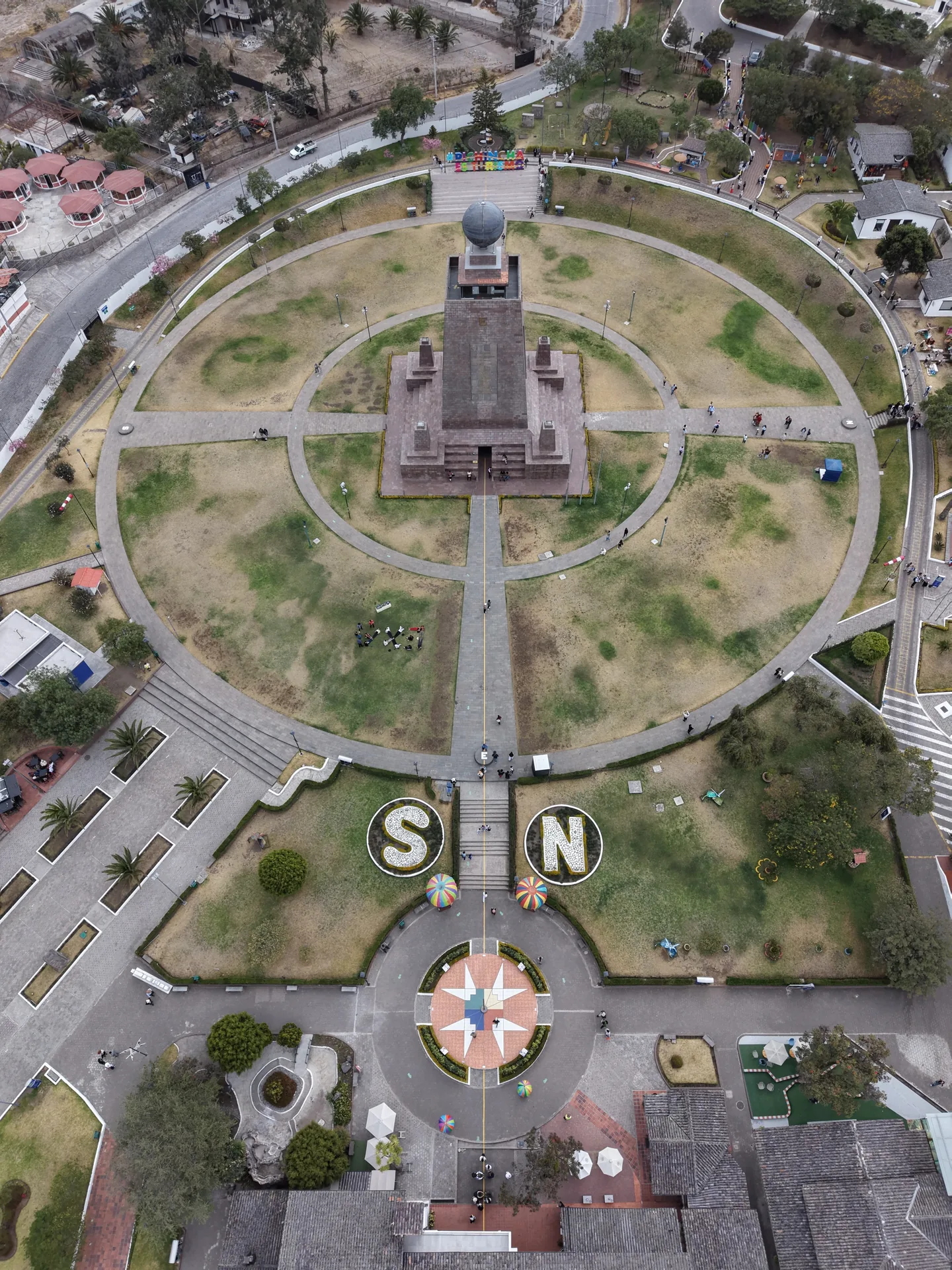 Monumento Mitad del Mundo, en Quito, Ecuador