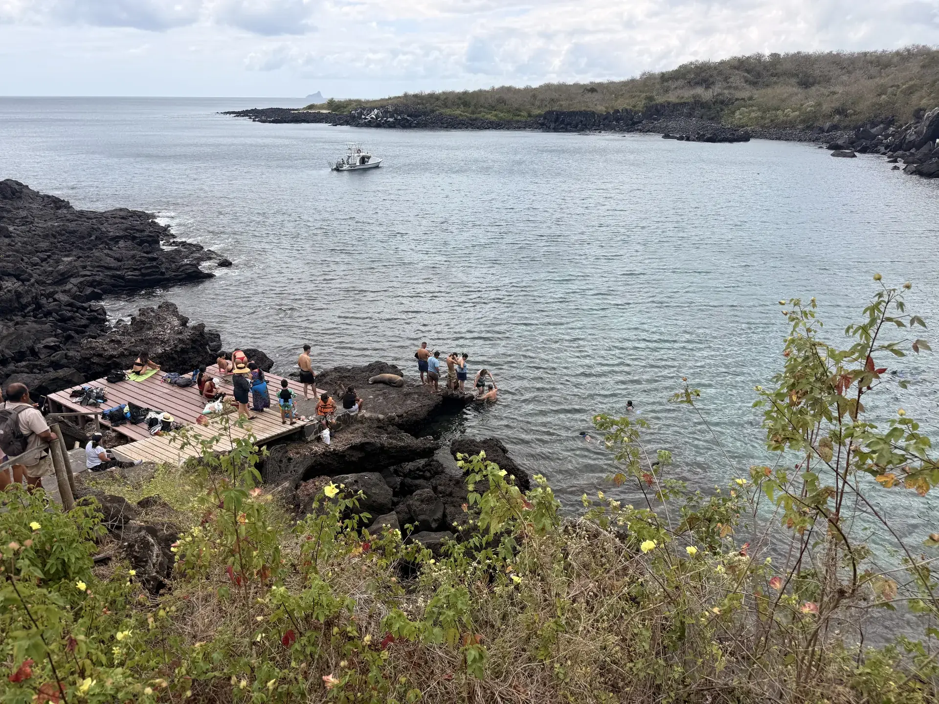 Muelle Tijeretas en Galápagos