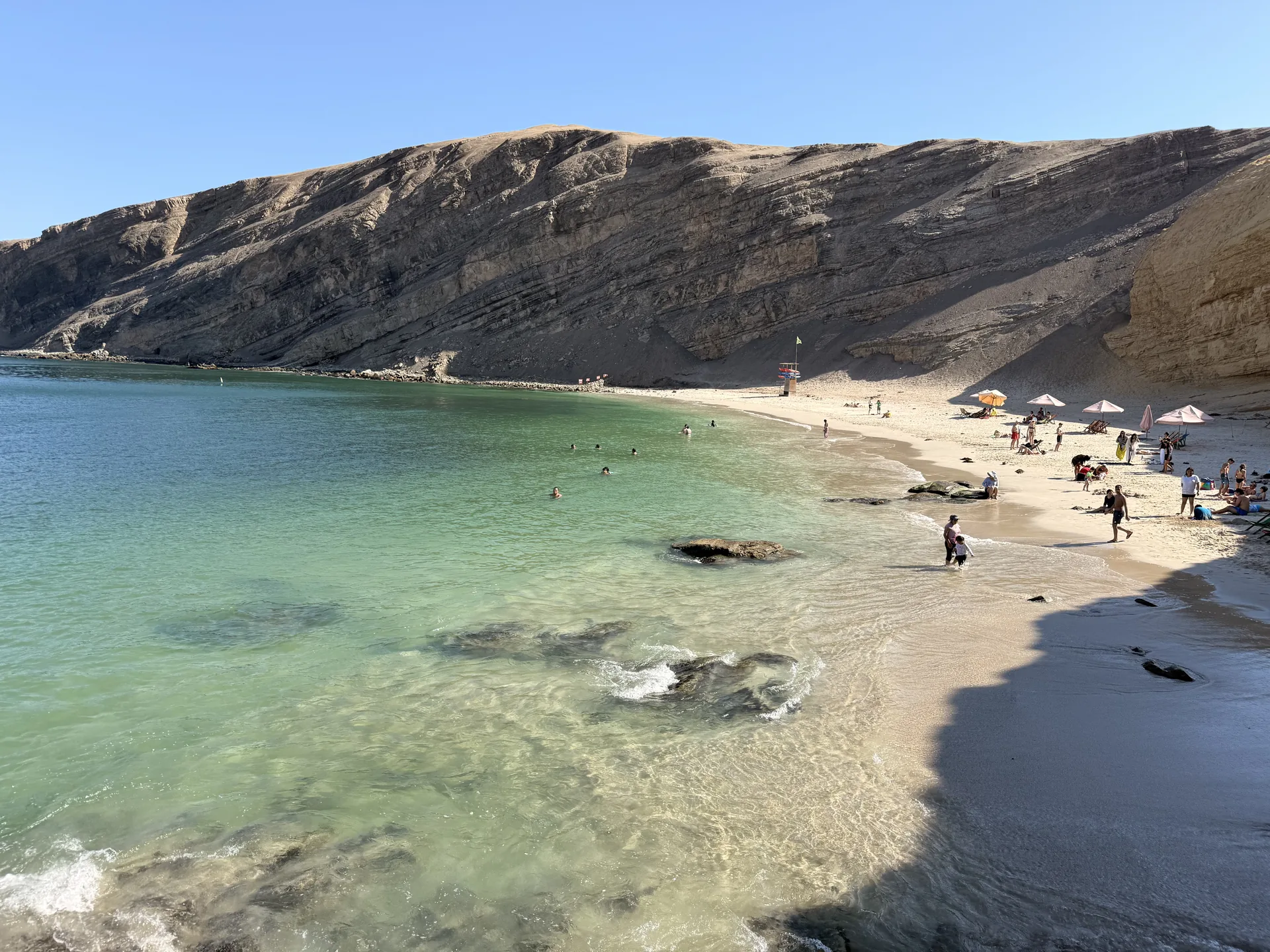 playa la mina, en la reserva nacional de paracas, perú
