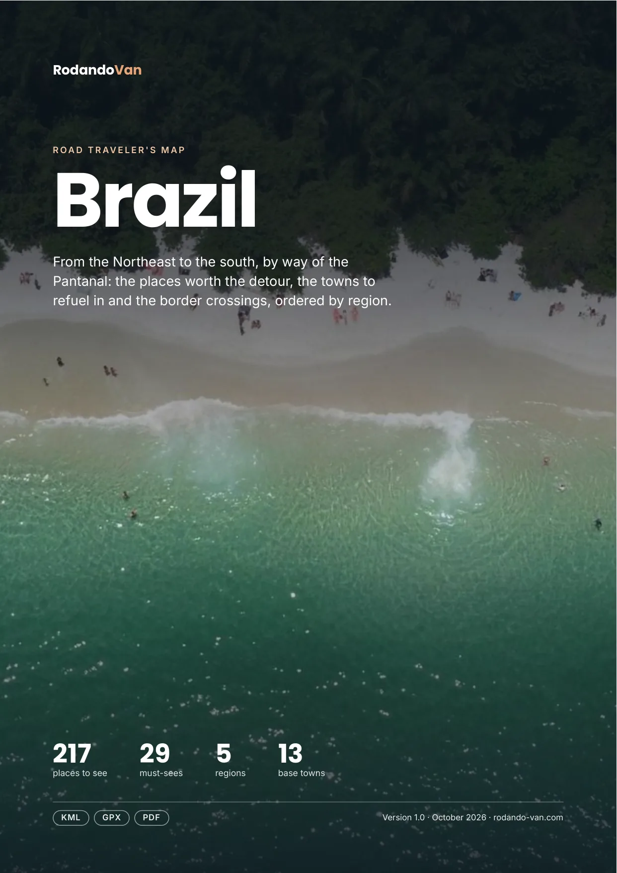 Cover of the Brazil map