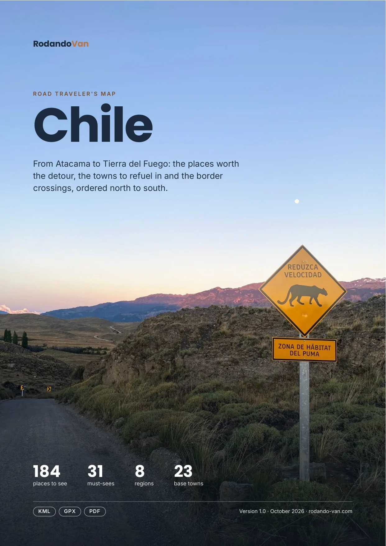 Cover of the Chile map