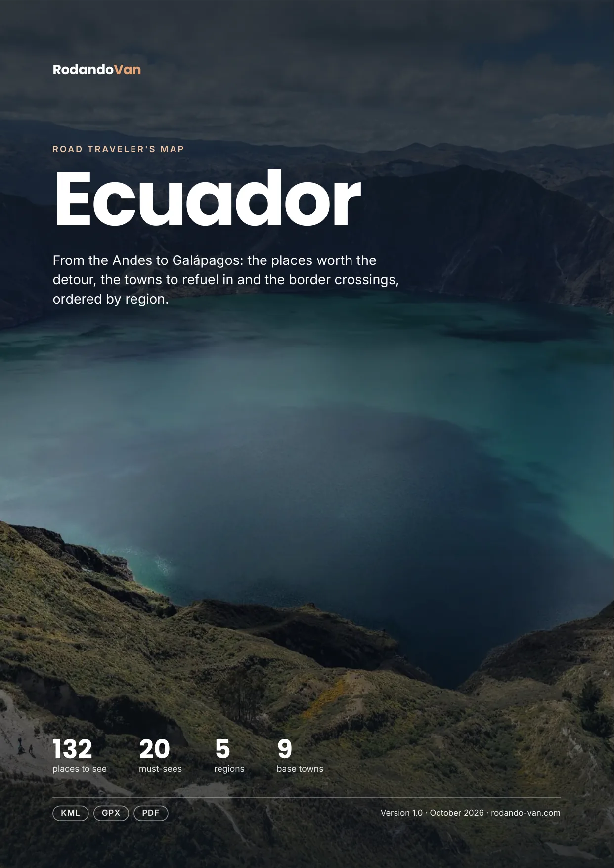 Cover of the Ecuador map