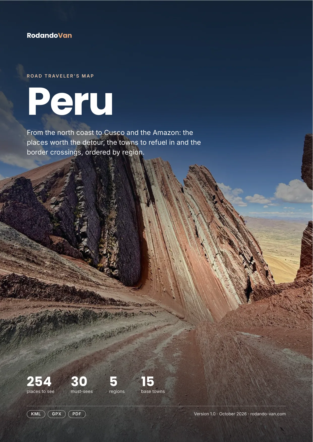 Cover of the Peru map