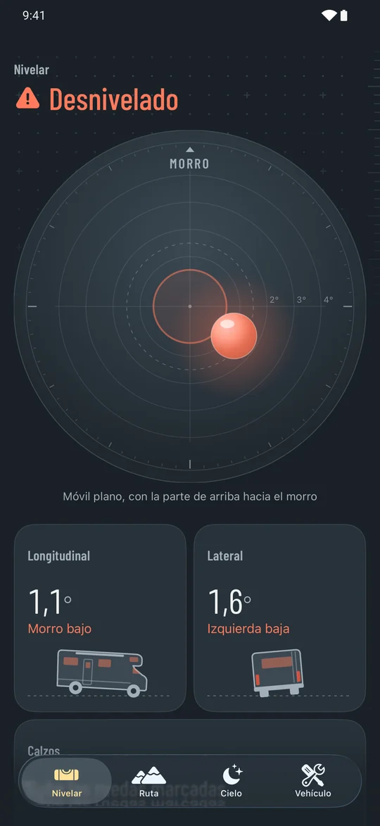 Pantalla de OverlandKit