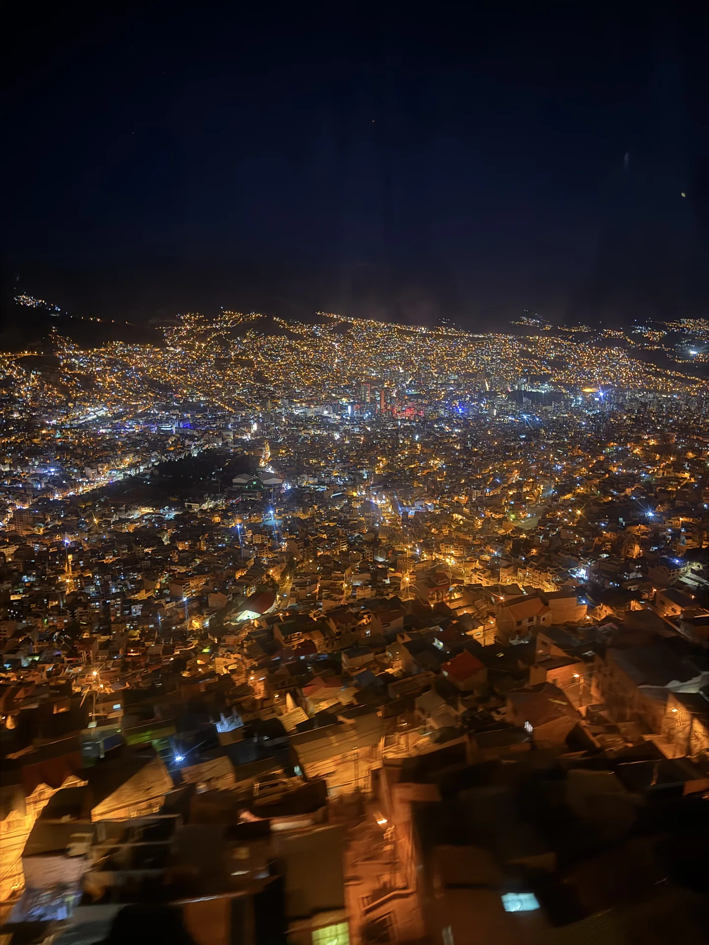 vistas de la paz de noche