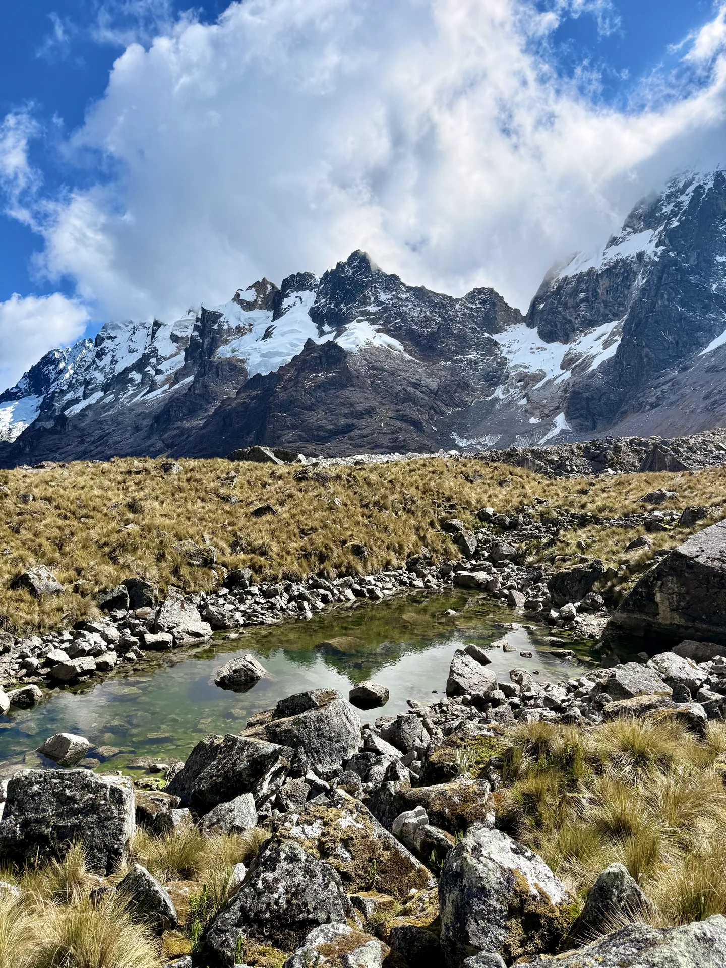 vistas del Salkantay trek